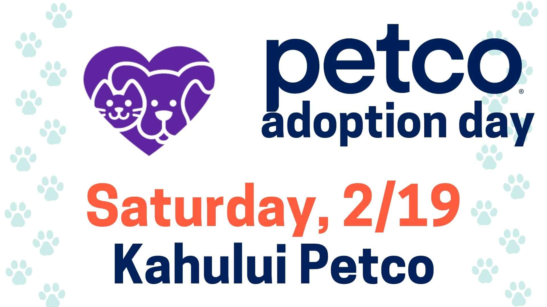Petco Adoption Day - Saturday 2/19